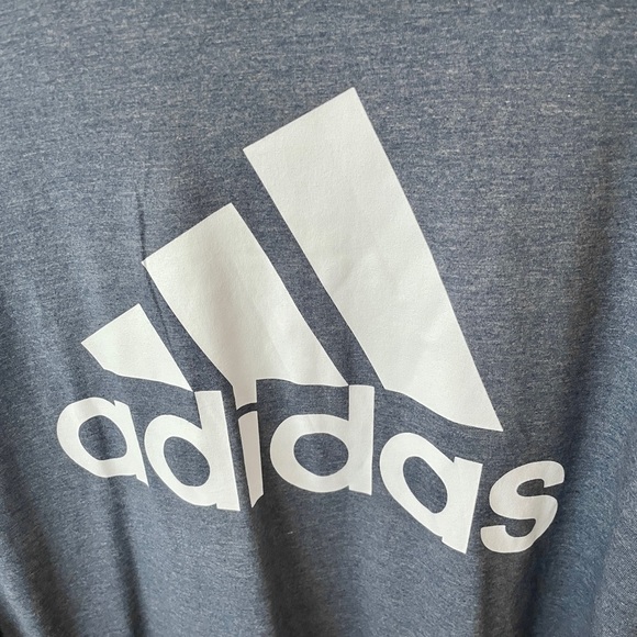 NWOT Adidas Golf men’s long sleeve tee soft lightweight XL blue white - Picture 4 of 8